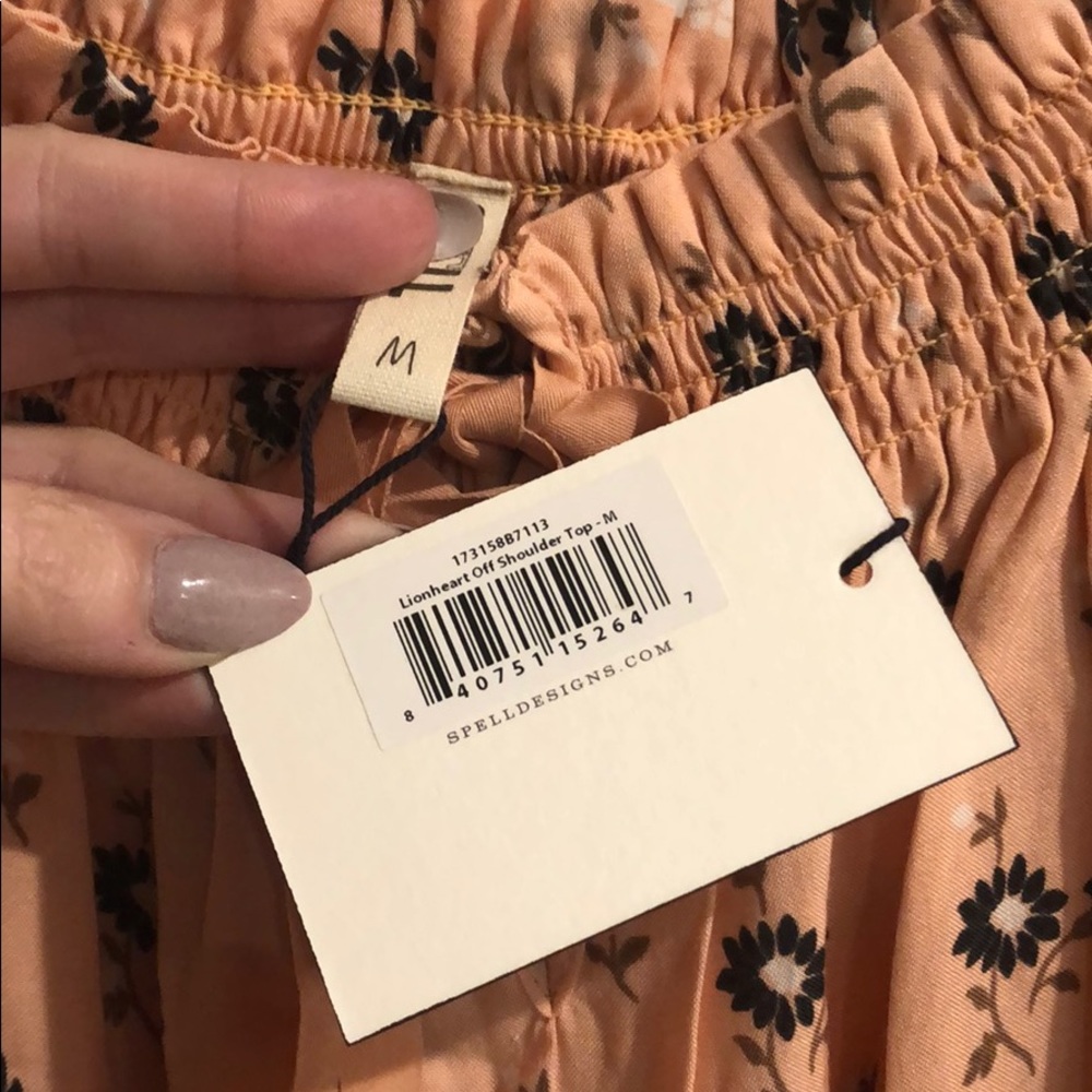 Spell & The Gypsy Lionheart Off Shoulder Blouse - Picture 5 of 8